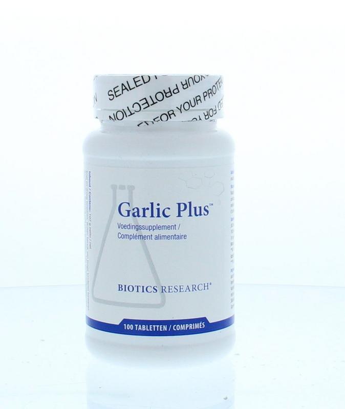Biotics - Garlic Plus Knoflook - 100 tabletten