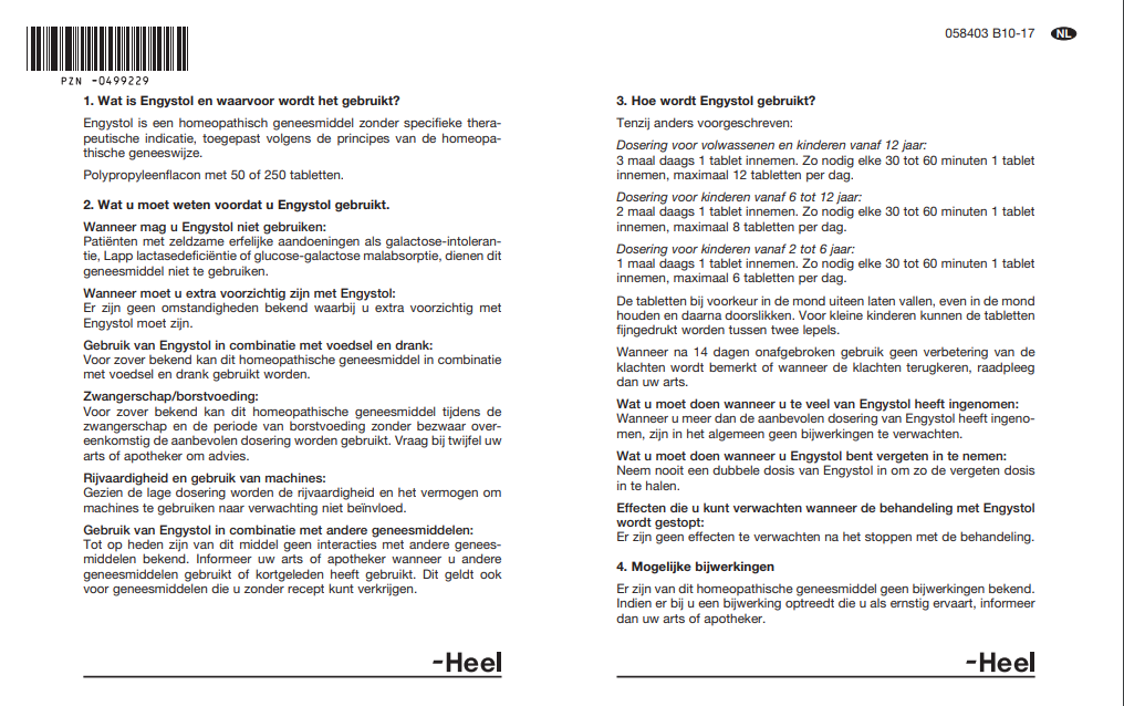Heel - Engystol