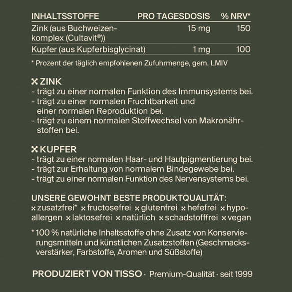 Tisso - Pro Zink met Kupfer