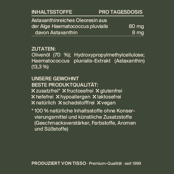 Tisso - Pro Astaxanthin - 60 capsules