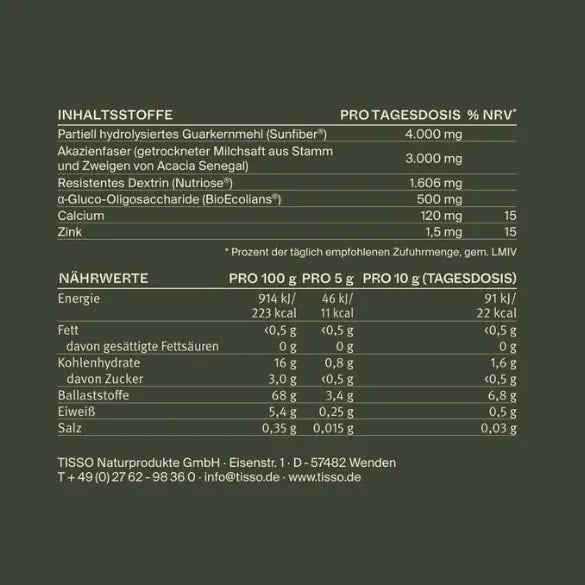 Tisso - Pro Präbioma - 300 gram