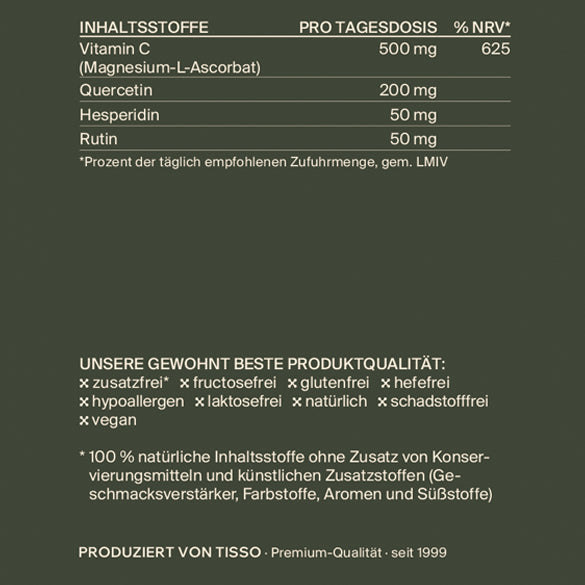 Tisso - Pro Vitam C (gebufferd) - 180 capsules