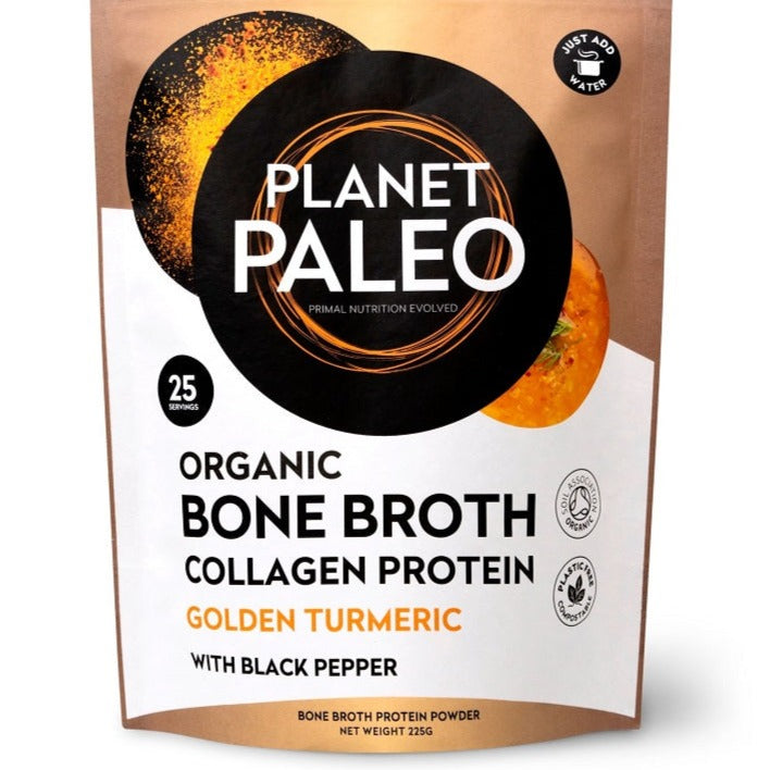 Organic Bone Broth Collagen Protein Golden Turmeric Bio