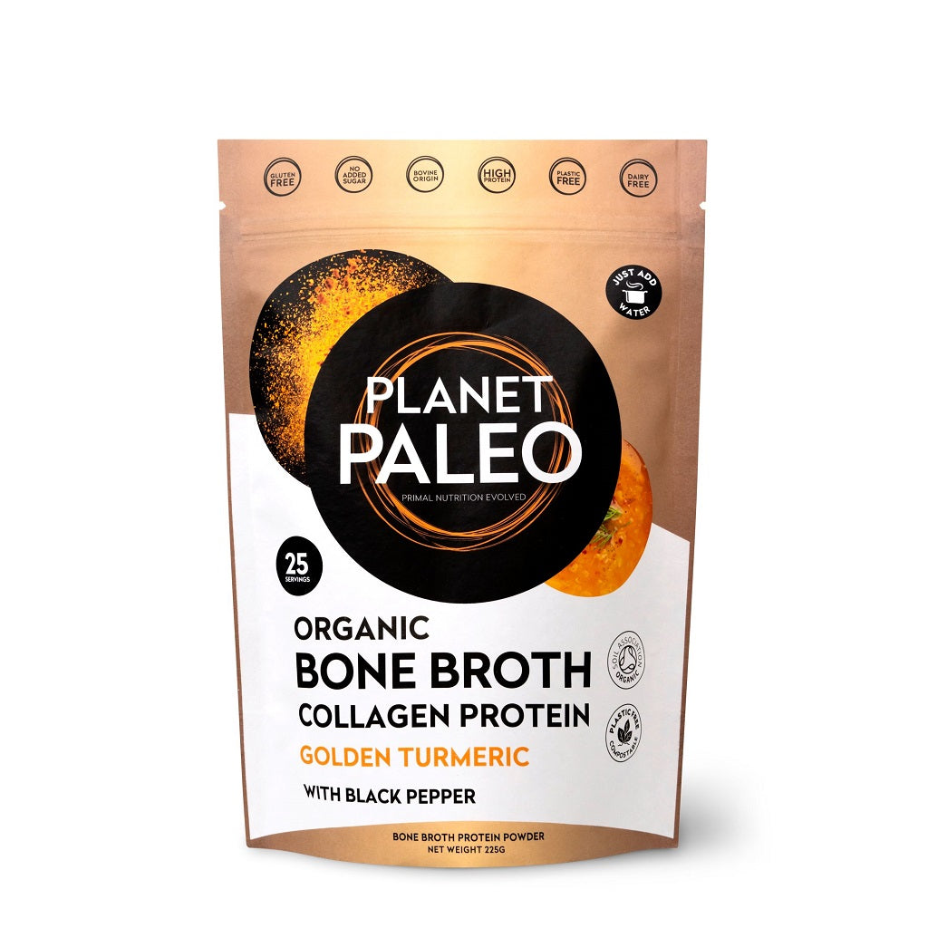 Organic Bone Broth Collagen Protein Golden Turmeric Bio