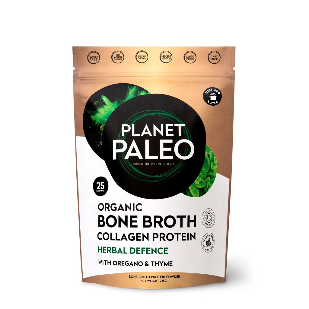 Organic Bone Broth Collagen Protein Herbal Defence Bio