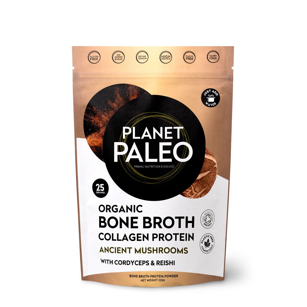Organic Bone Broth Collagen Protein Ancient Mushroom Bio