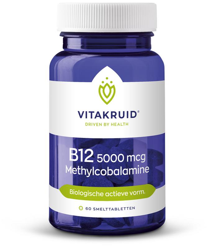 Vitakruid B12 5000 mcg methylcobalamine - 60 tabletten
