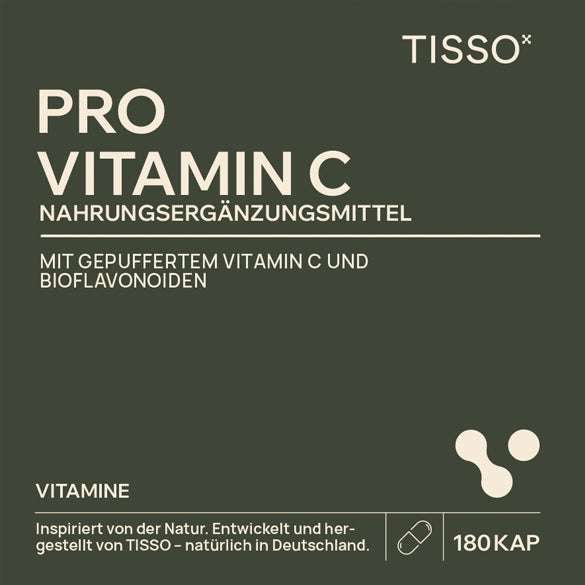 Tisso - Pro Vitam C (gebufferd) - 180 capsules