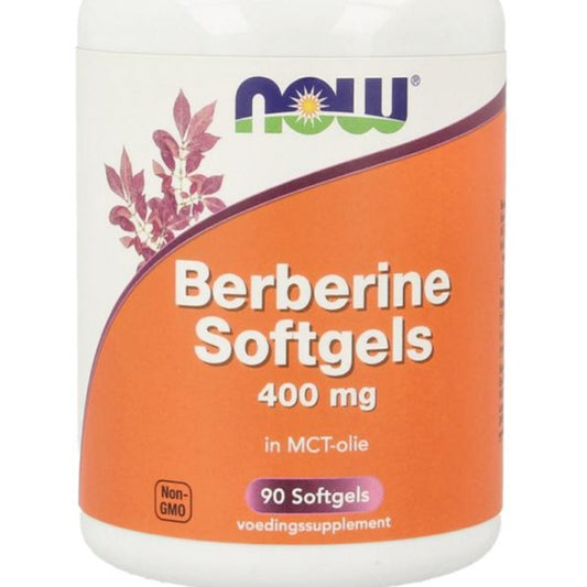 NOW - Berberine 400 mg in MCT - 90 softgels