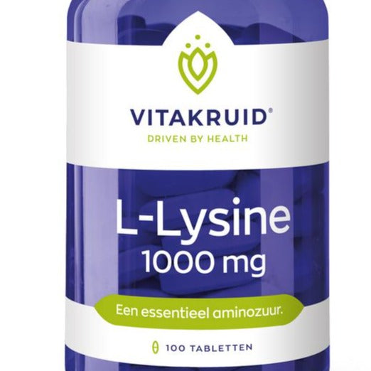 Vitakruid - L-Lysine 1000mg - 100 tabletten