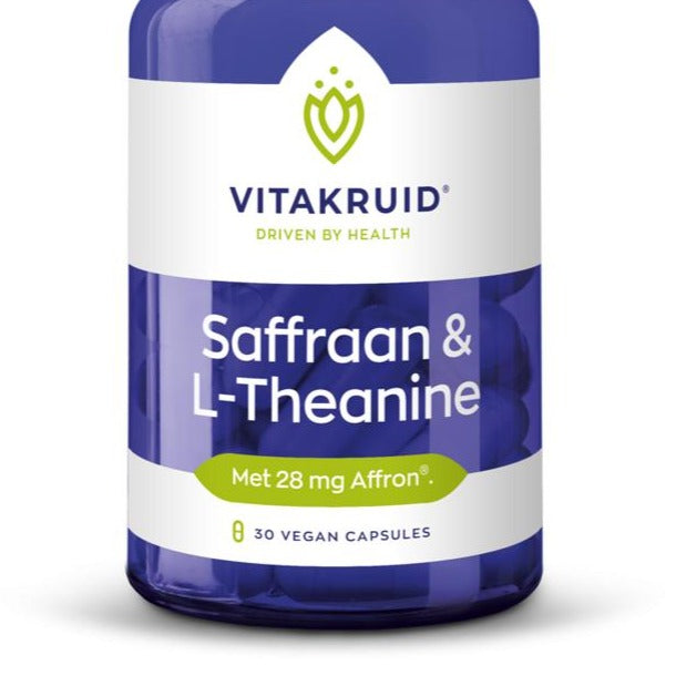 Vitakruid - Saffraan  & Theanine - 30 capsules